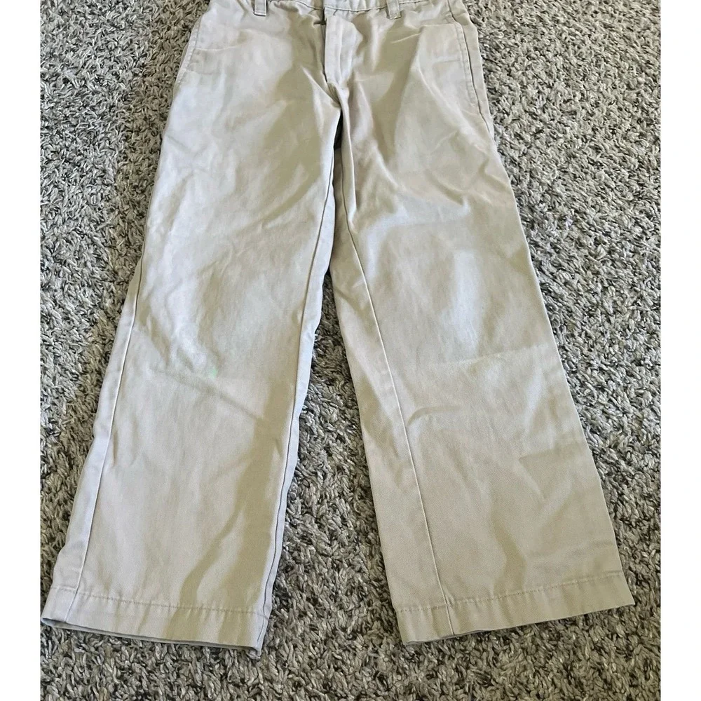 Cherokee Boys Tan Dress Adjustable Waist Pants Size 6‎